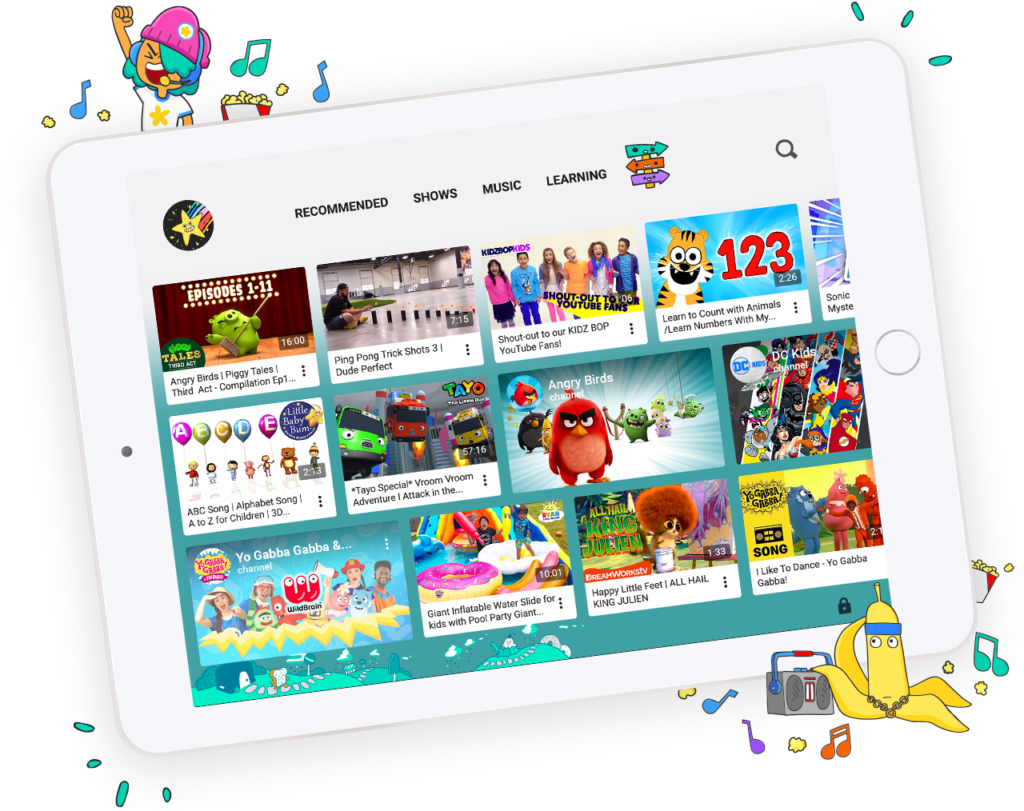 youtube kids plataforma