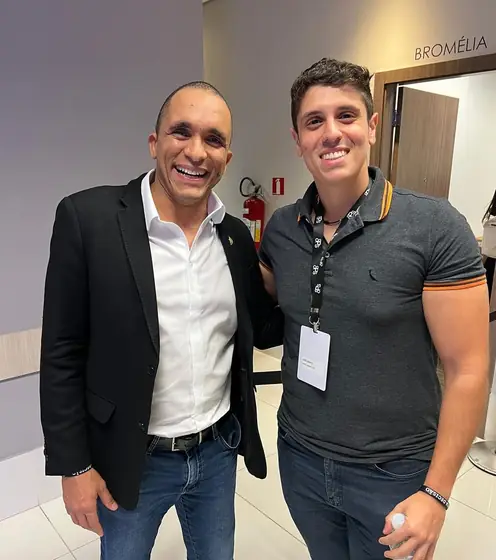João Aleixo com players do mercado