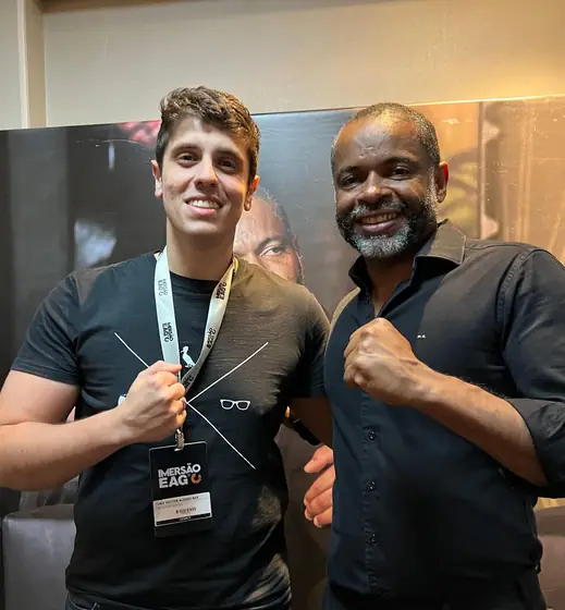 João Aleixo com players do mercado