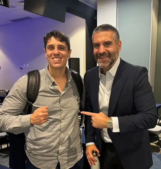 João Aleixo com players do mercado