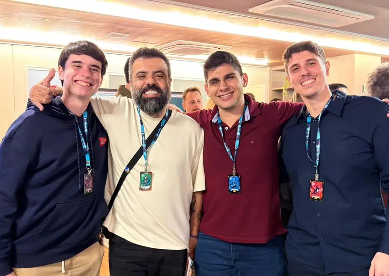 João Aleixo com players do mercado