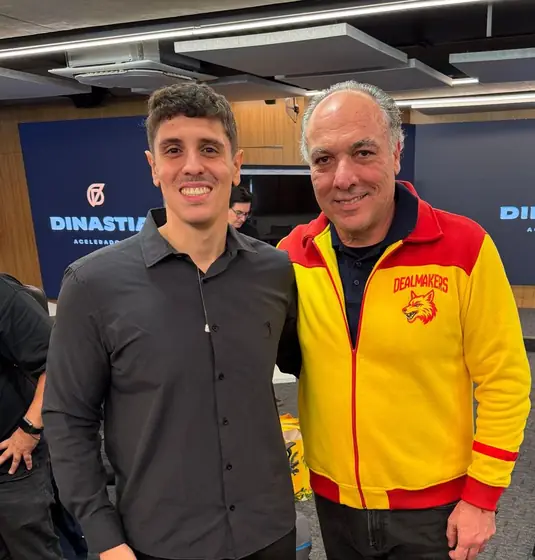 João Aleixo com players do mercado