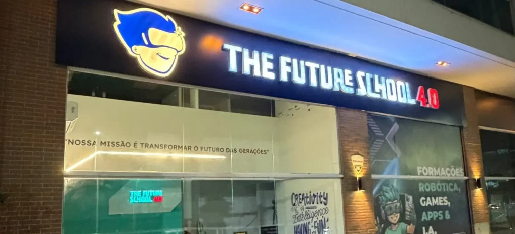 Fachada da unidade de Joinville da The Future School 4.0